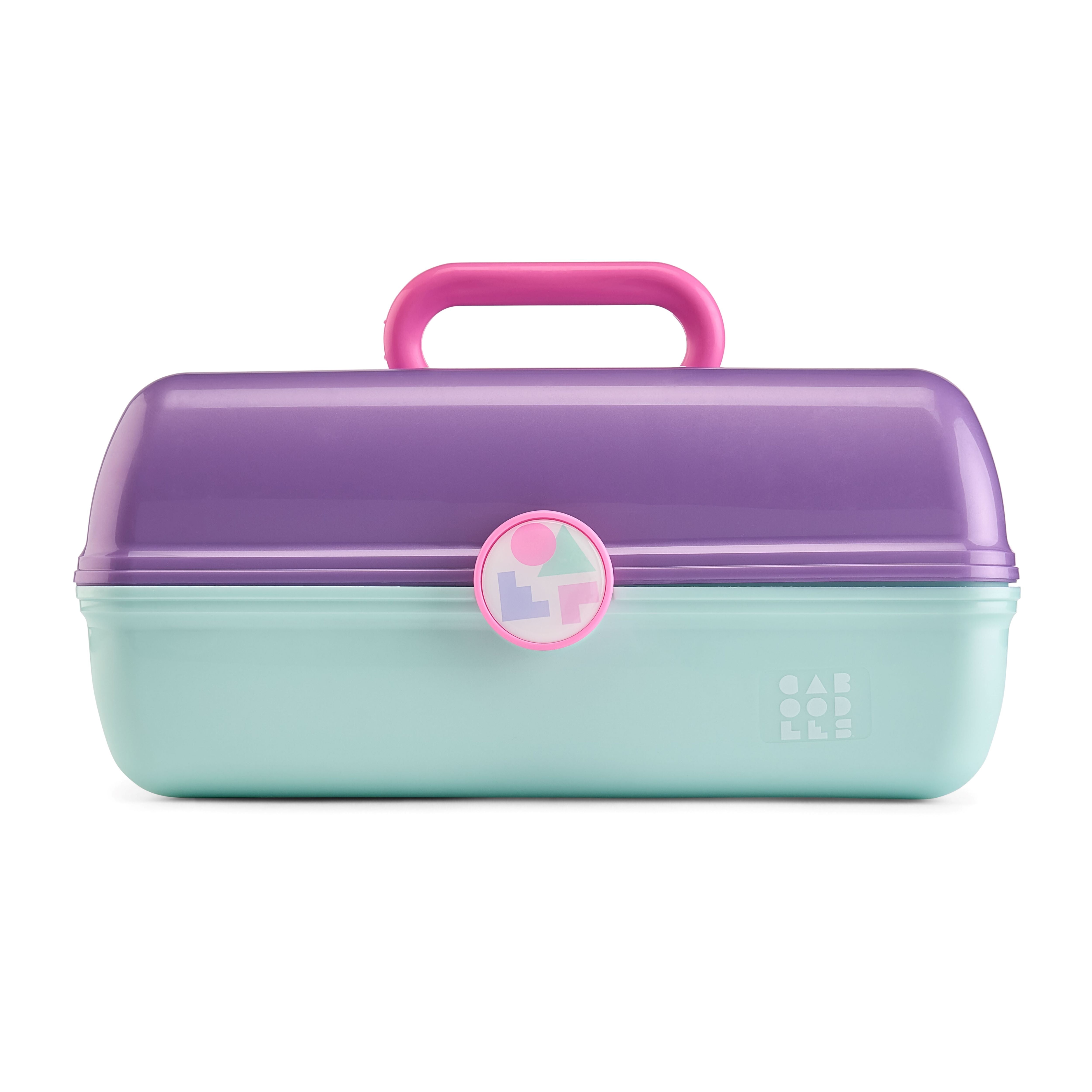 caboodles mini backpack rose gold On-The-Go Girl Purple Iridescent Over Mint